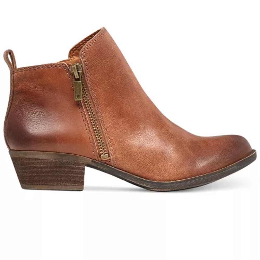 Lucky brand basal ankle boot women’s size 10 color toffee